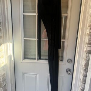 Alaia Black Sheer Maxi Dress Size 36/4
